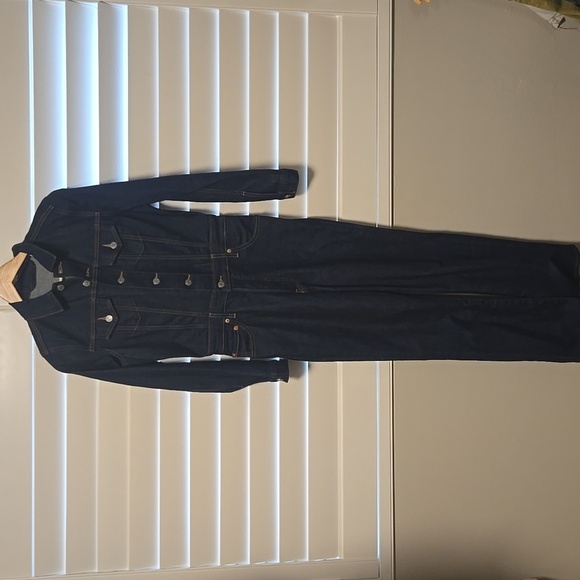 Levi's Dark Blue Denim Jumpsuit - Picture 7 of 15